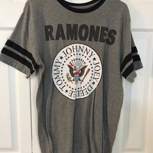 Gray Ramones Band T-Shirt